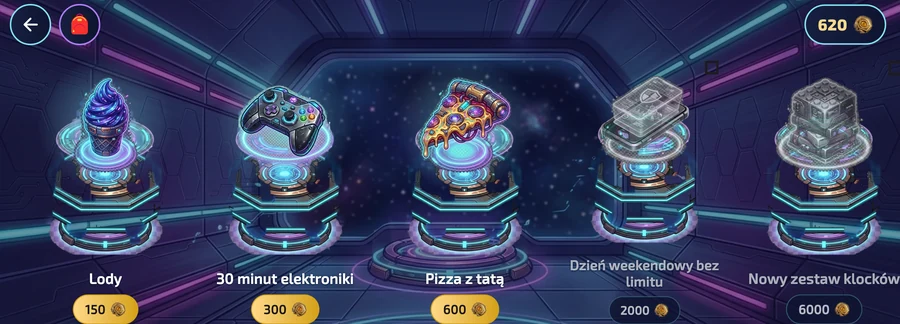 Sklep nagród Sprity — witryna z nagrodami